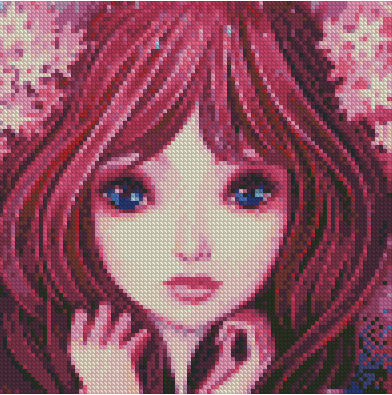 ZAi-1052 Girl Diamond Painting