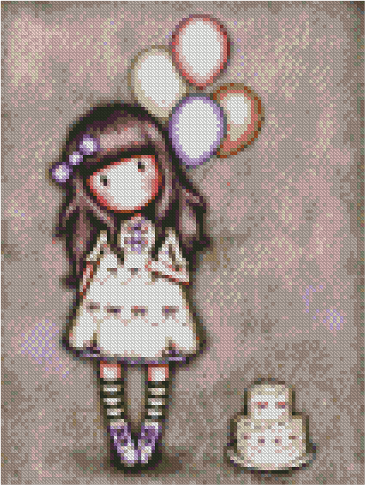 ZAi-1058 Girl Diamond Painting