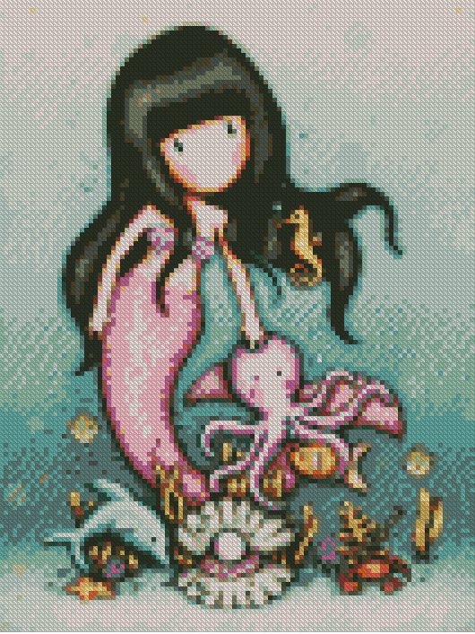 ZAi-1059 Mermaid Diamond Painting