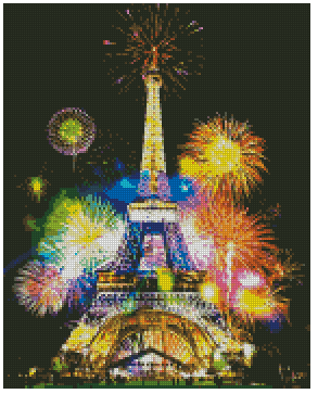 ZAi-1166 Landmark City Diamond Painting