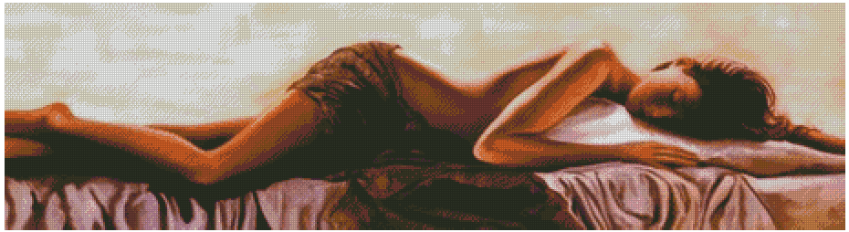 ZAi-187 Girl Sleeping Diamond Painting
