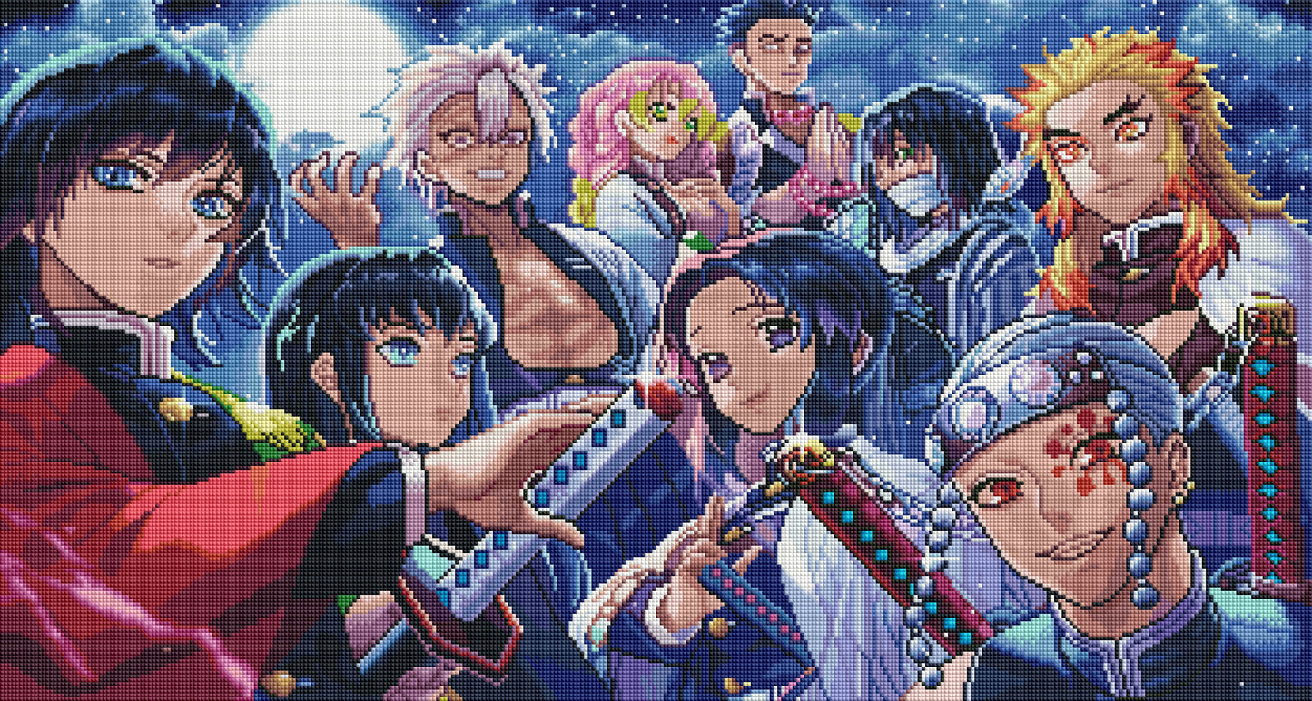 ZAiX-024 Demon Slayer Premium Kit Diamond Painting