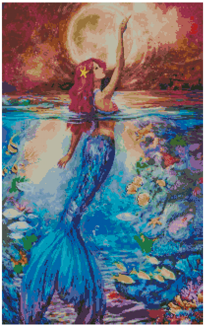 ZAi-2132 Mermaid Diamond Painting