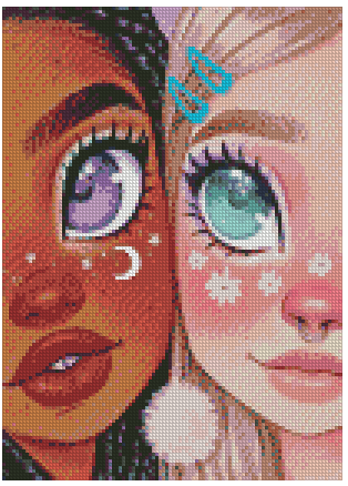 ZAi-2147 Sisters Friends Diamond Painting