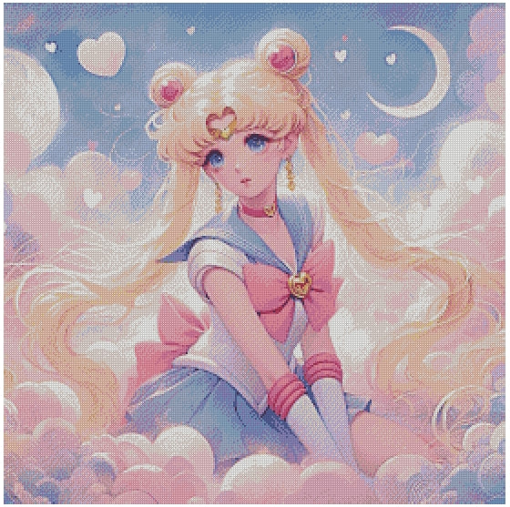 ZAi-2493 Sailormoon Diamond Painting*