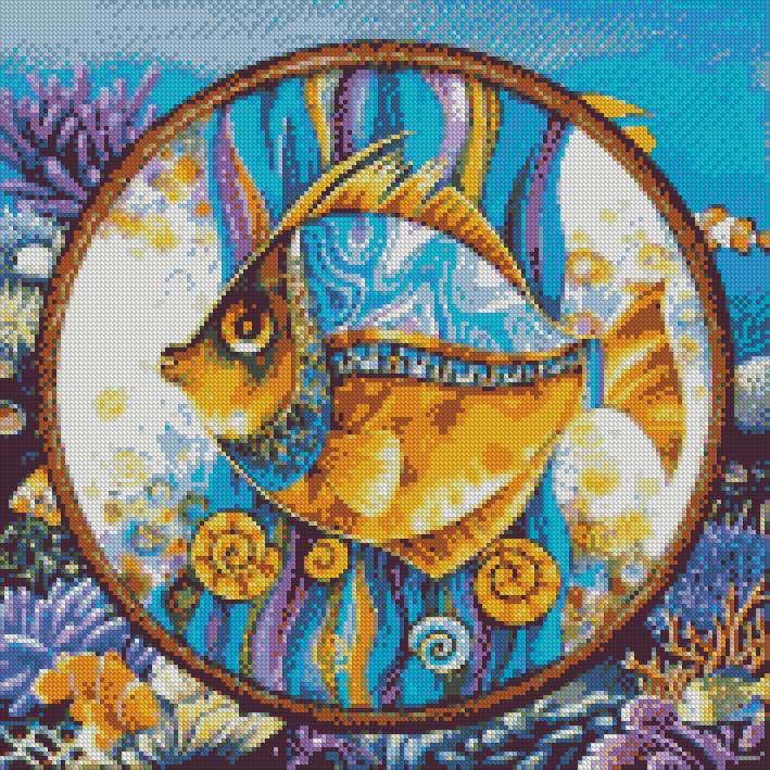 ZAi-394 Fish Diamond Painting