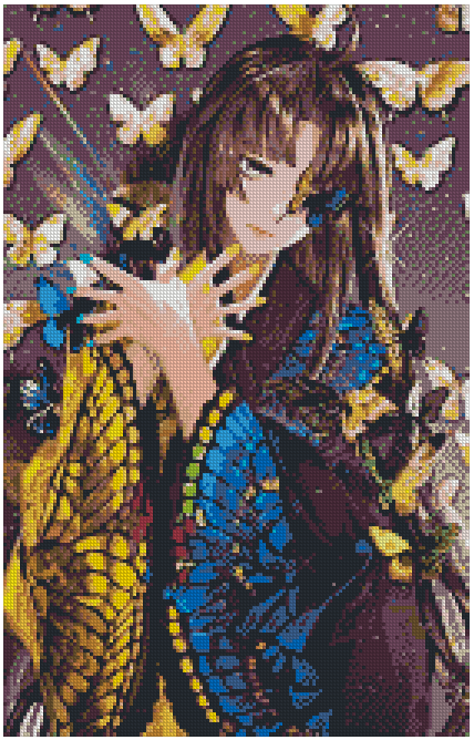 ZAi-491 Butterfly Girl Diamond Painting