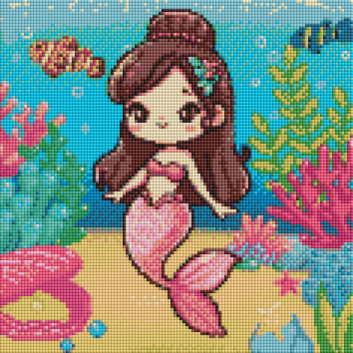 ZAi- 2717 Mermaid Diamond Painting