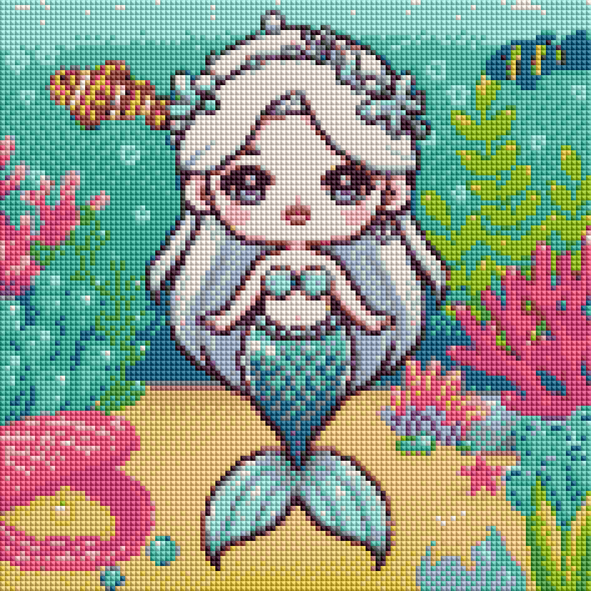 ZAi- 2719 Mermaid Diamond Painting