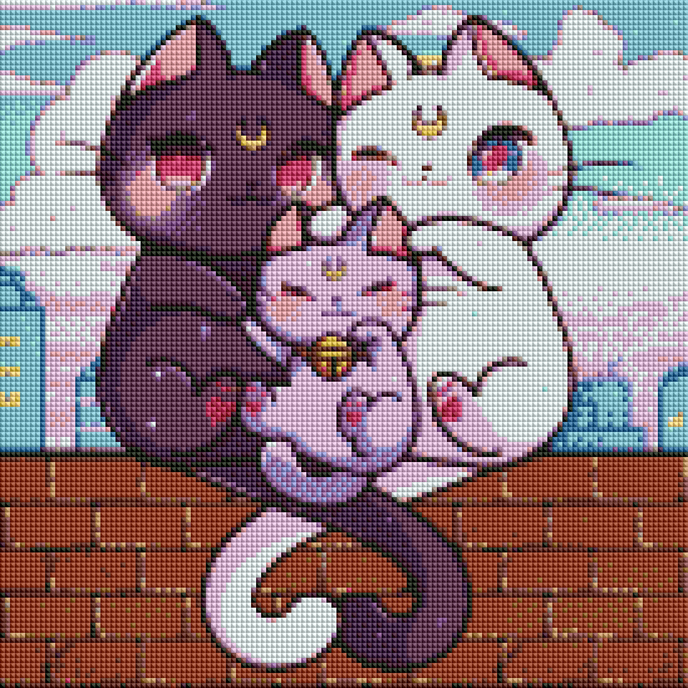 ZAi- 2743 Cats Diamond Painting