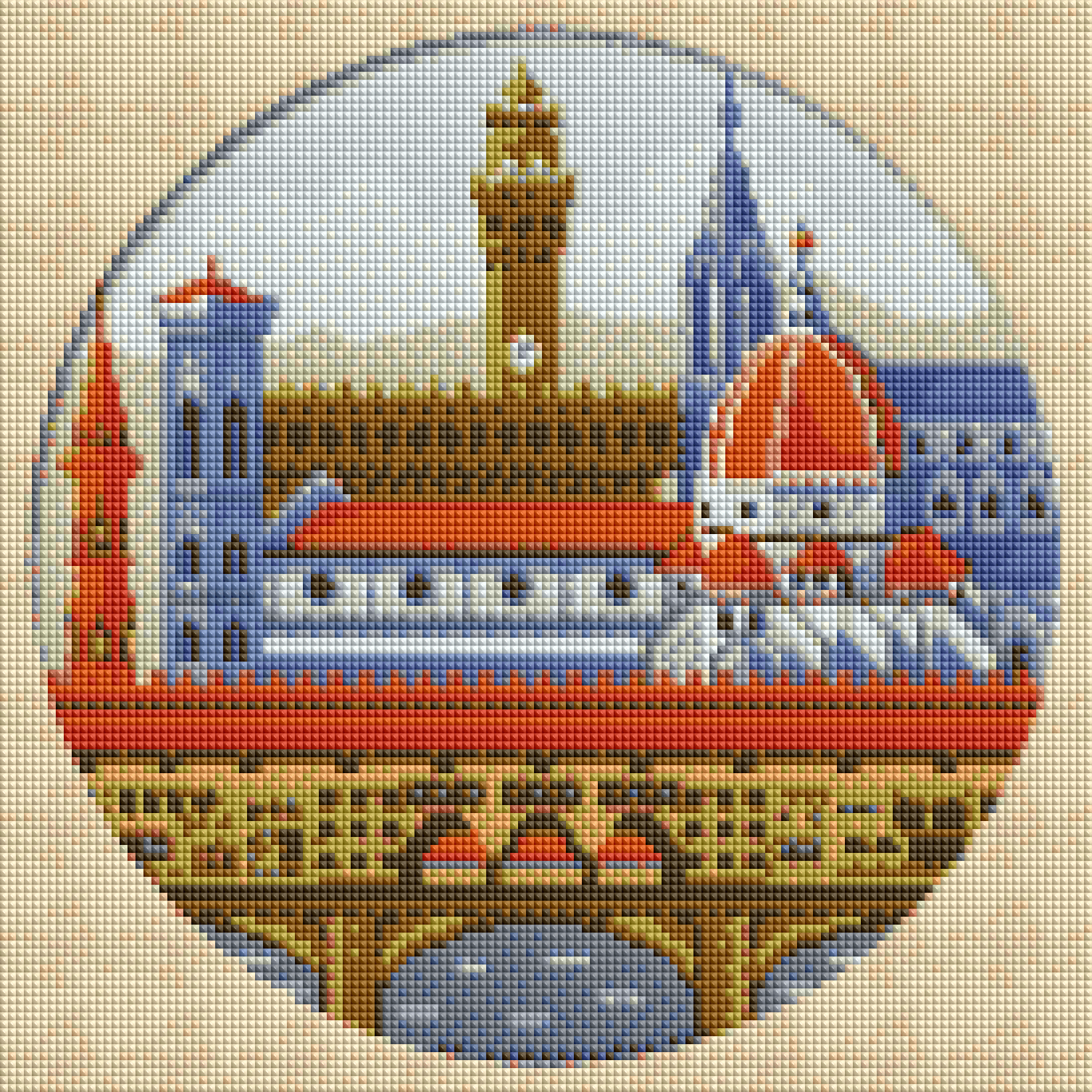 ZAi- 2760 Scenery Diamond Painting