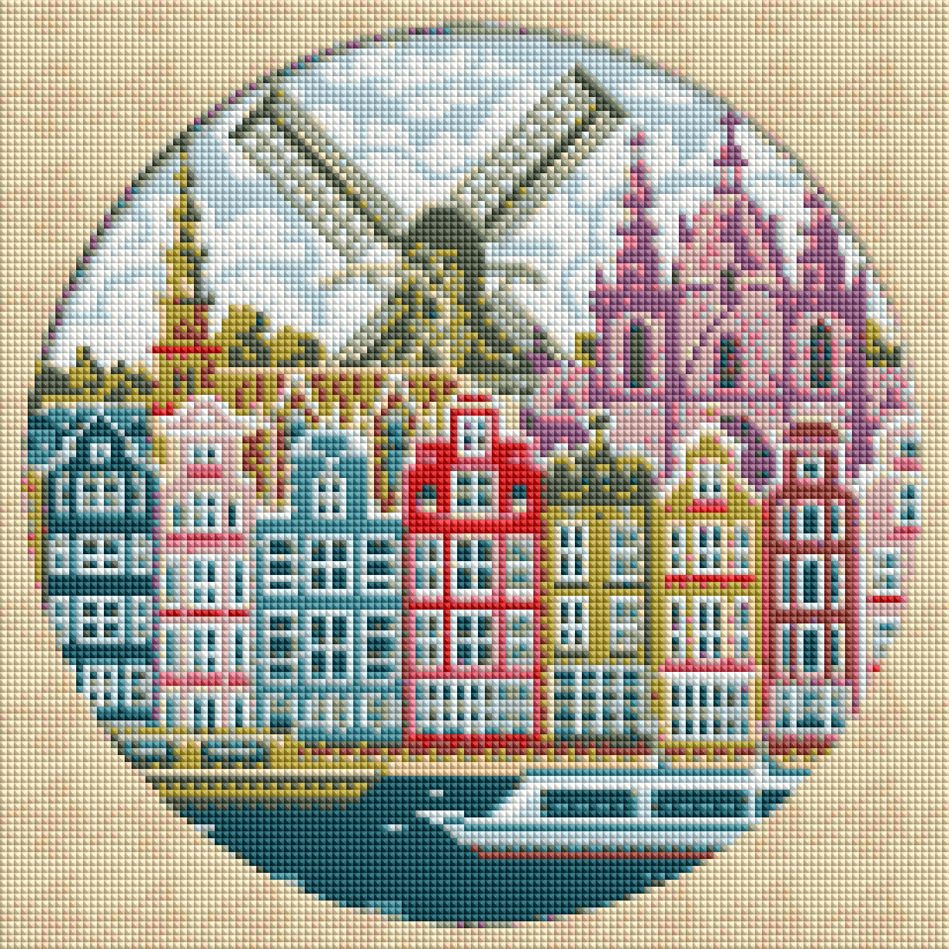 ZAi- 2763 Scenery Diamond Painting