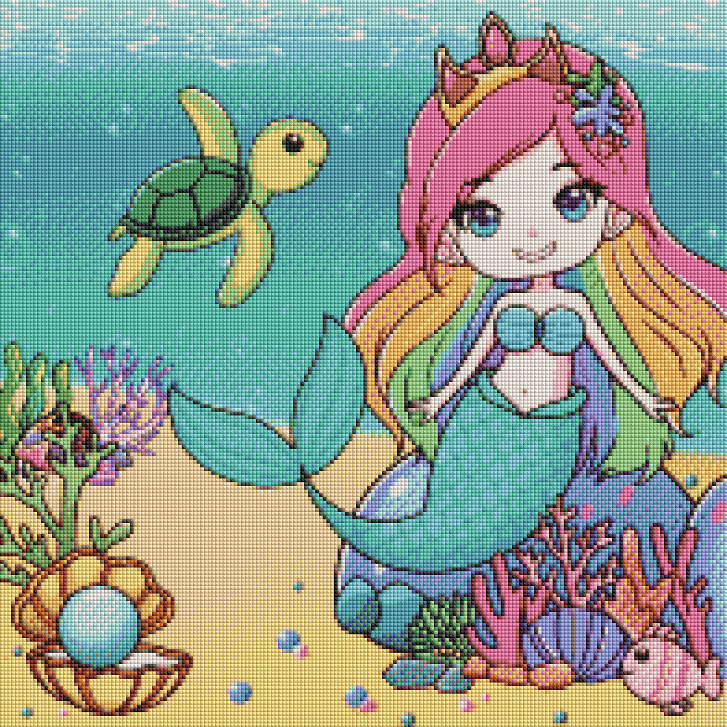 ZAi- 2790 Mermaid Diamond Painting