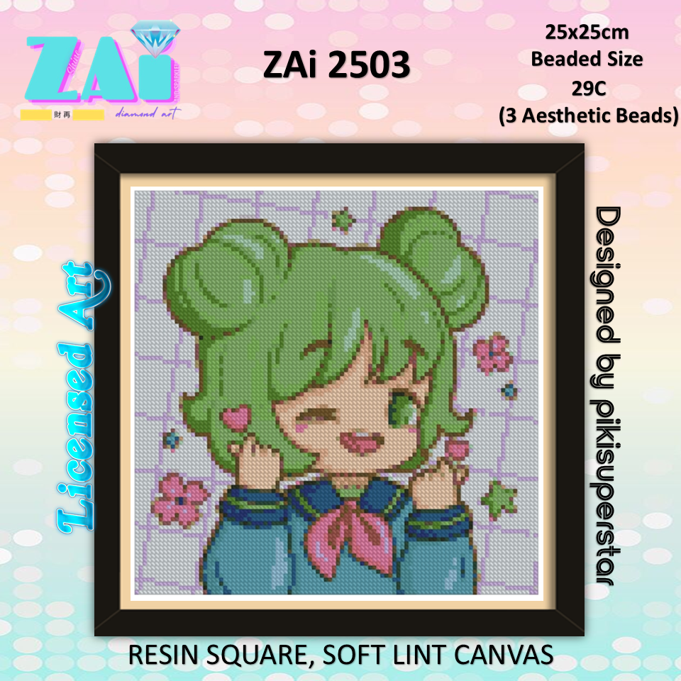 ZAi-2503 Kawaii Girl Diamond Painting