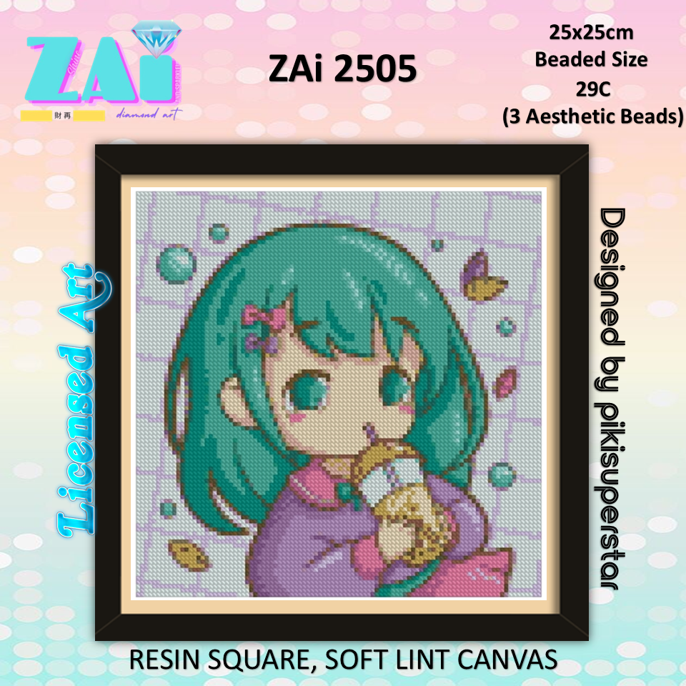 ZAi-2505 Kawaii Girl Diamond Painting