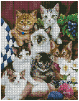 ZAi-1029 Cats Diamond Painting