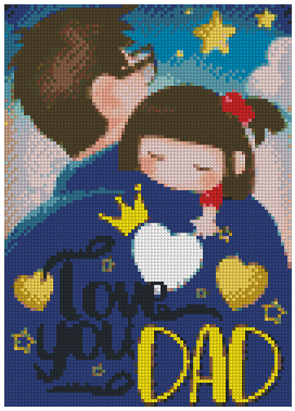 ZAi-1086 Dad Diamond Painting