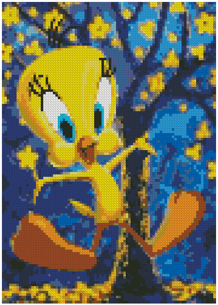 ZAi-1215 Tweety Diamond Painting