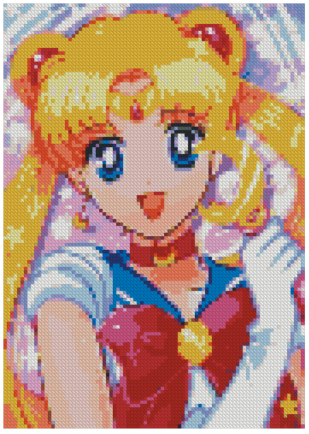 ZAi-1249 Sailormoon Diamond Painting