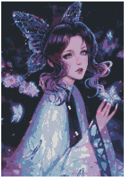 ZAi-1356 Anime Girl Diamond Painting