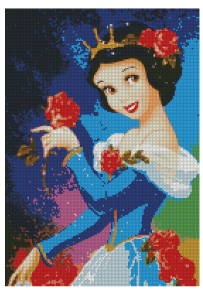 ZAi-1357 Snow White Diamond Painting