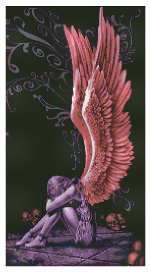 ZAi-1365 Girl Angel Diamond Painting