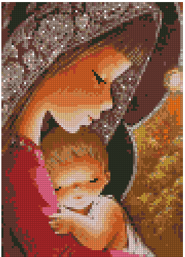 ZAi-1377 Mother & Child Diamond Painting