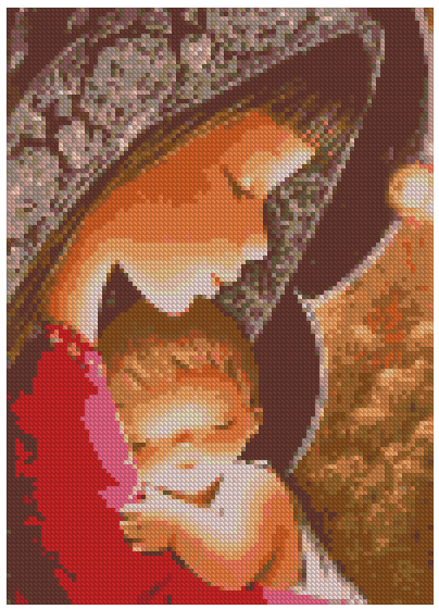 ZAi-1378 Mother & Child Diamond Painting