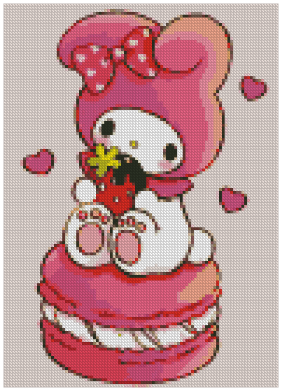 ZAi-1392 My Melody Diamond Painting