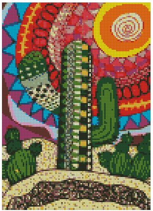 ZAi-1400 Cactus Diamond Painting