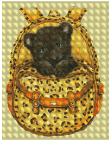 ZAi-1429 Backpack Dogs Diamond Painting