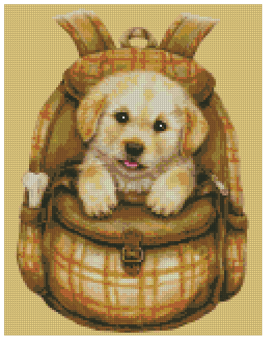 ZAi-1437 Backpack Dogs Diamond Painting