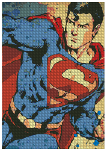 ZAi-1440 Superman Diamond Painting