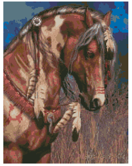 ZAi-1443 Horse Diamond Painting