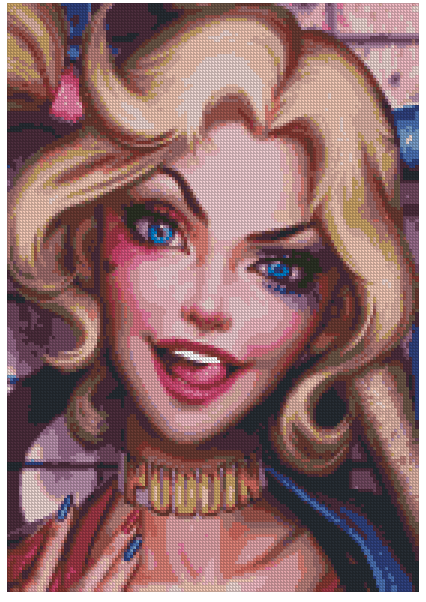 ZAi-1447 Harley Quinn Diamond Painting