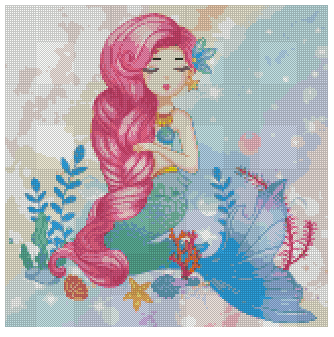 ZAi-1483 Mermaid Diamond Painting