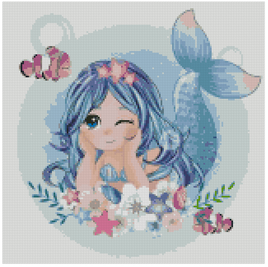 ZAi-1492 Mermaid Diamond Painting