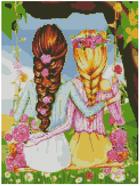 ZAi-1515 Friendships /  Sisters Diamond Painting