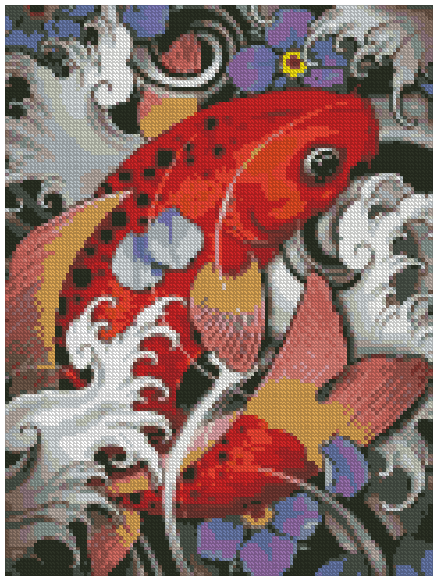 ZAi-1525 Fish Diamond Painting