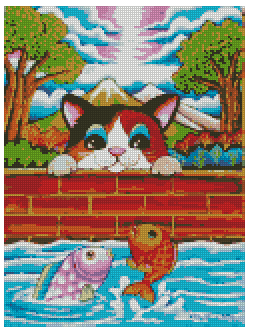 ZAi-1544 Cats Diamond Painting