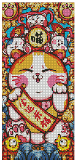 ZAi-1562 Lucky Cat Diamond Painting