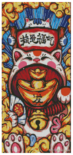 ZAi-1565 Lucky Cat Diamond Painting