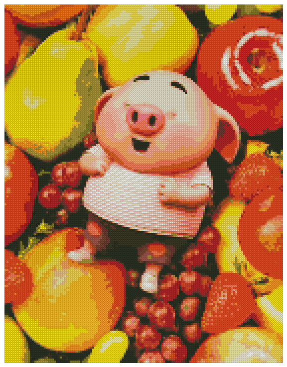 ZAi-1576 Cute Pigs Diamond Painting