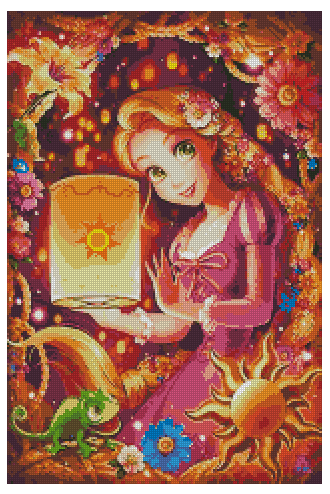 ZAi-1643 Disney Princess Diamond Painting