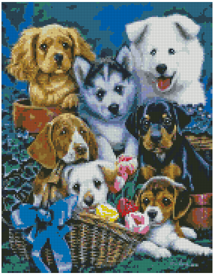 ZAi-1707 Dogs Diamond Painting