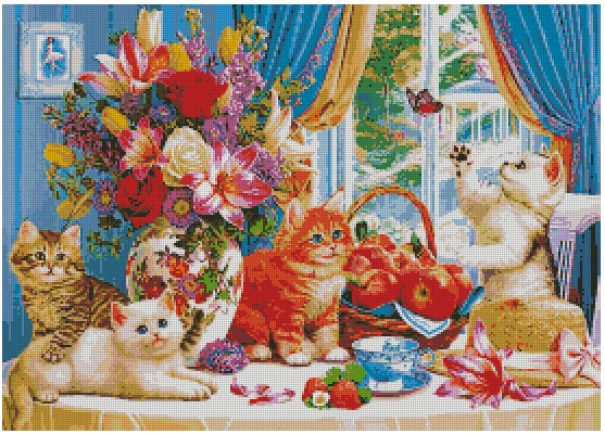 ZAi-1921 Cats Diamond Painting