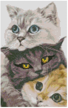 ZAi-2000 Cats Diamond Painting