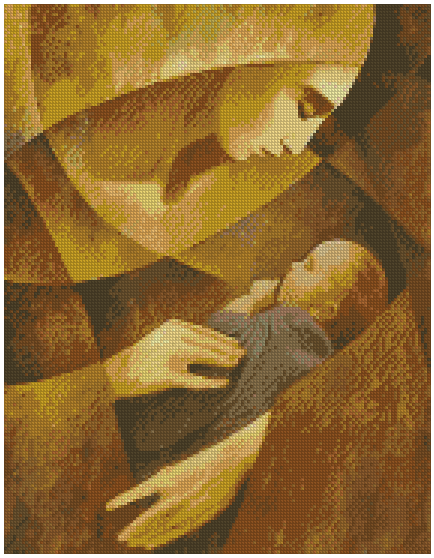 ZAi-2104 Christianity Mother and Child Diamond Painting