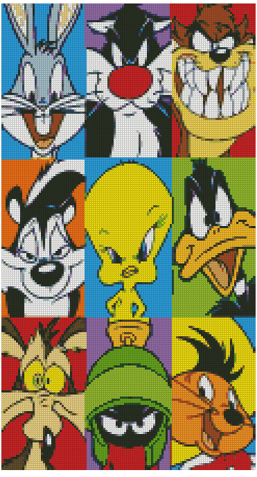 ZAi-2116 Looney Tunes Diamond Painting