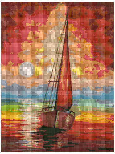 ZAi-2118 Sailing Diamond Painting